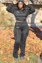 Load image into Gallery viewer, Signature Sweat Set - Black