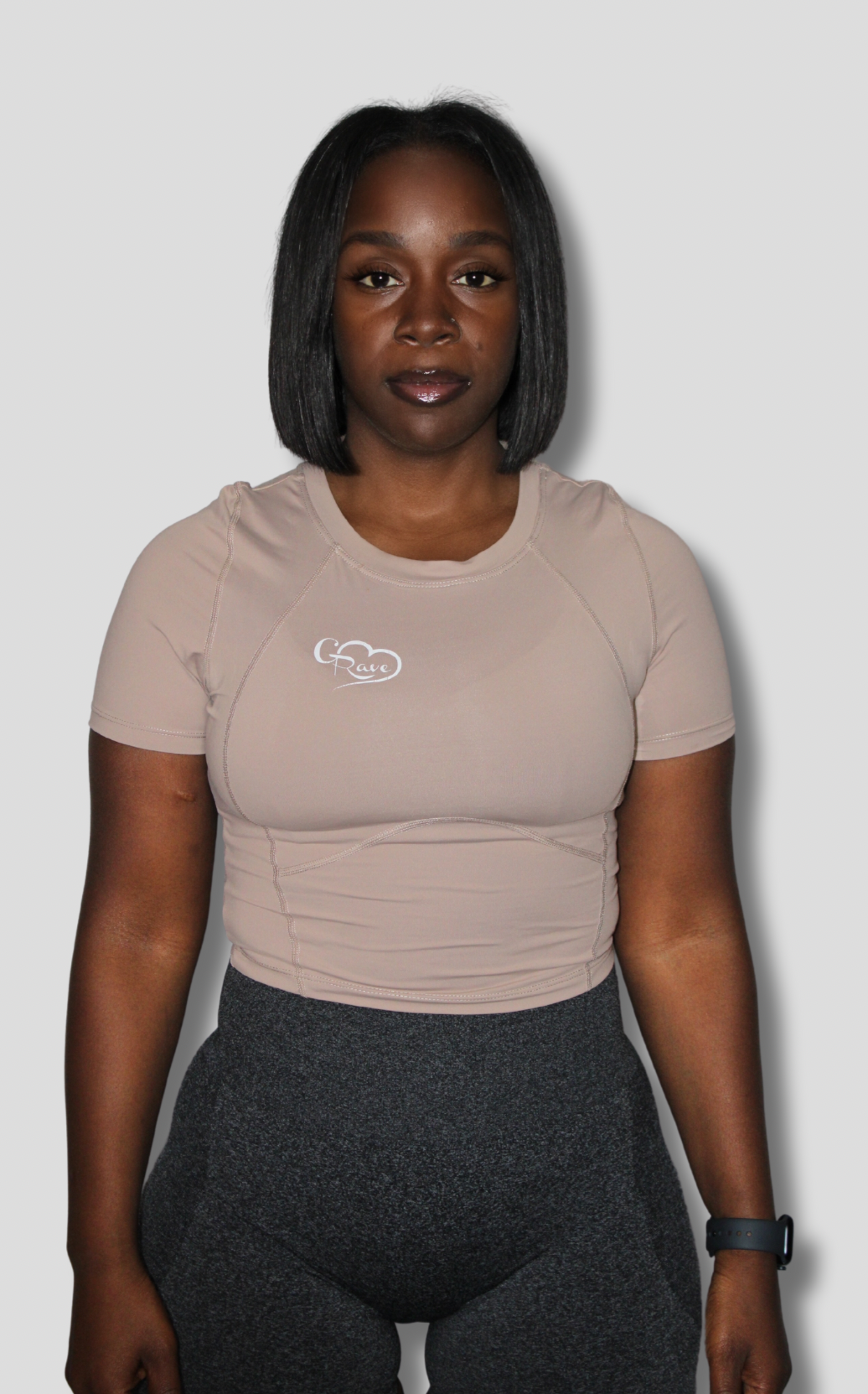 Tan Compression Top