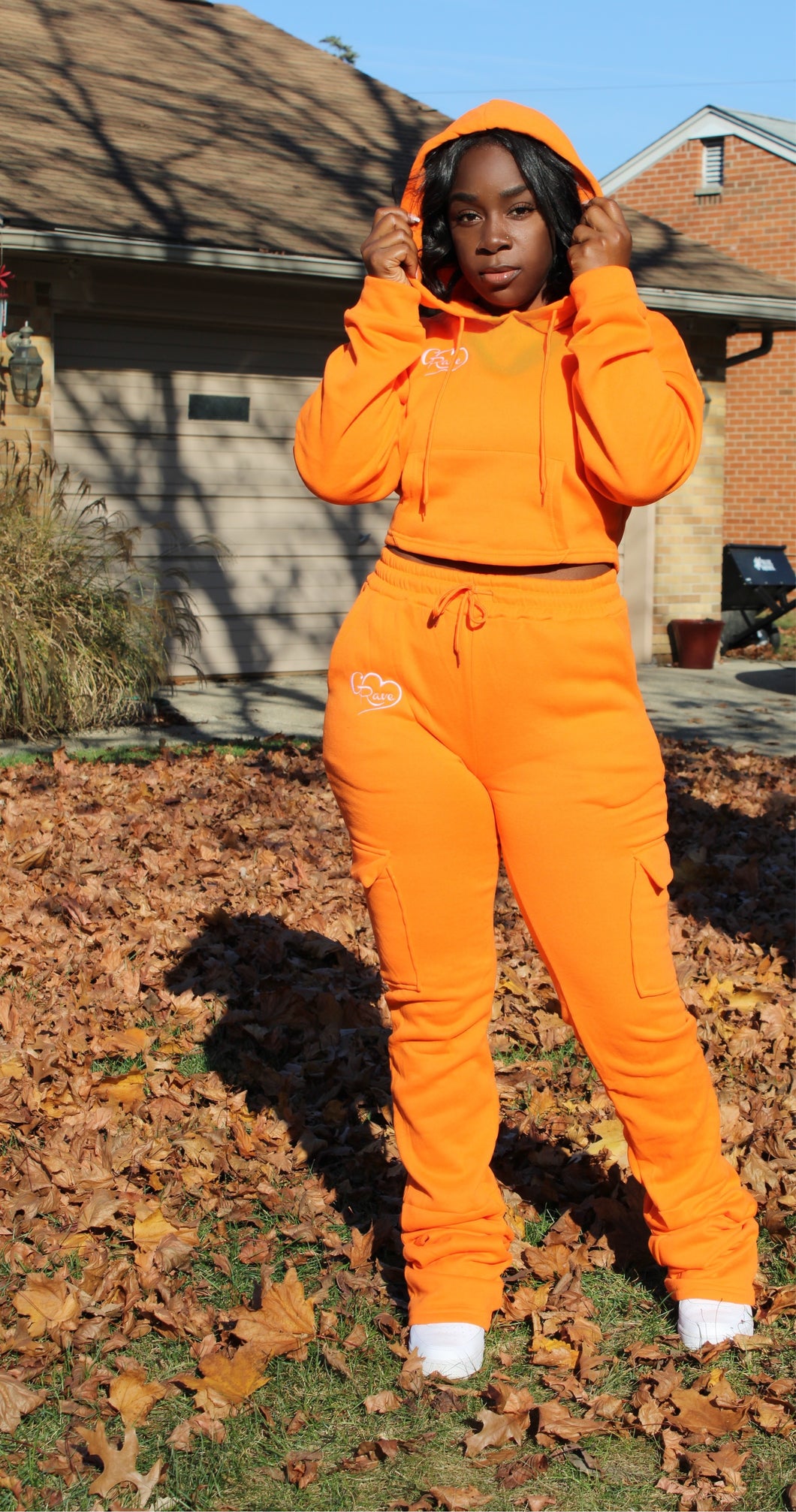 Signature Sweat Set - Orange