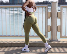 Load image into Gallery viewer, Olive Green Flex Leggings
